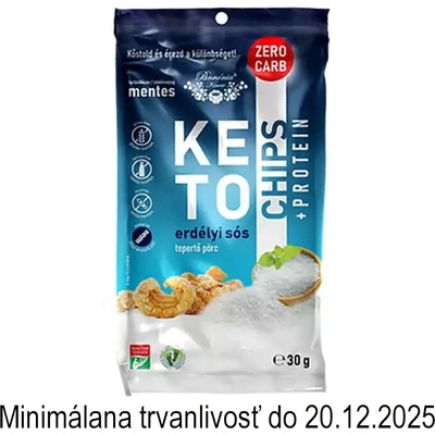 Keto bravčové chipsy solené 30 g