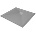 Mexen Stone+ квадратен композитен душов съд 80 x 80 см, сив-бетон - 44618080 (44618080)