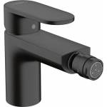 Hansgrohe Едноръкохватков смесител за биде Hansgrohe Vernis Blend, матово черно, с изскачащ вентил (71210670)