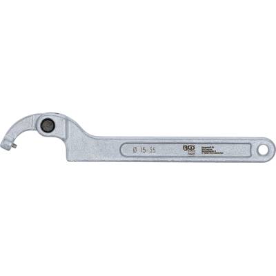 BGS Technic Kĺbový hákový kľúč s čapom 15 - 35 mm BGS 74227