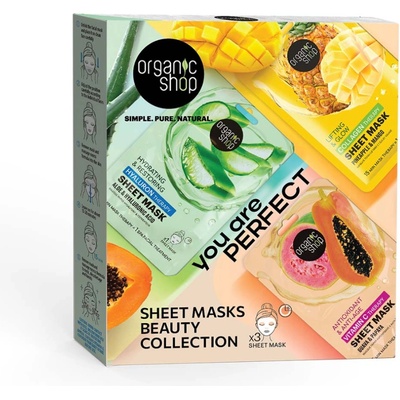 Organic Shop Beauty Collection You Are Perfect Sheet Masks