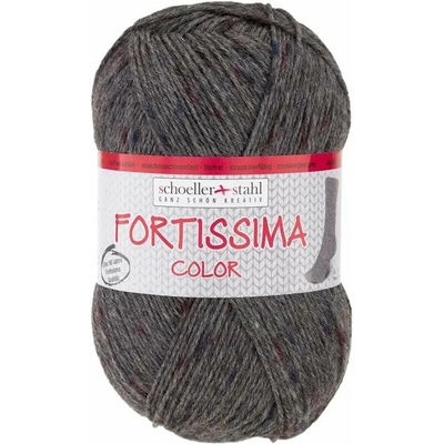 Schoeller Stahl Fortissima color tweed 576 Tmavě šedá