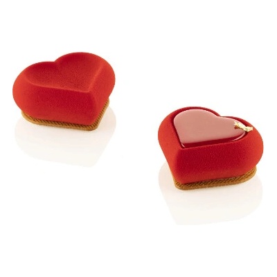 Silikomart slikonová forma na dezerty HEARTIX 85 ml