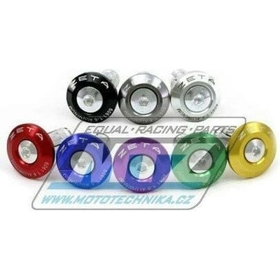 Koncovky/závaží řídítek Zeta Swivel (pro vnitřní průměr řídítek ¤13/¤17mm) - ZETA ZE48-8101 - stříbrné ZE488101