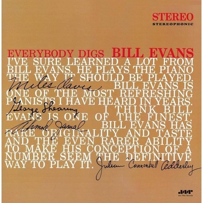 Bill Evans Trio Everybody Digs Bill Evans Reissue LP