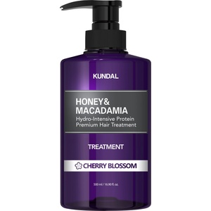 KUNDAL Балсам Honey & Macadamia, Цвят от череша, 500 ml - ozone
