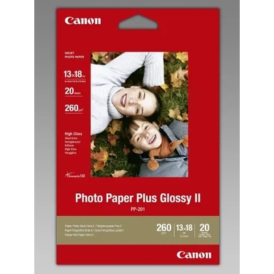 Canon Хартия, Canon Plus Glossy II PP-201, 13x18 cm, 20 sheets (2311B018AA)