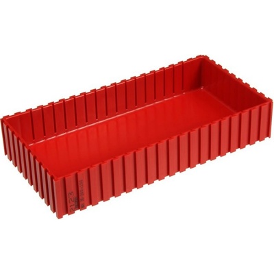 Pokorný Dačice Plastová krabička typ 2123 35 x 202 x 102 mm červená RAL 3020