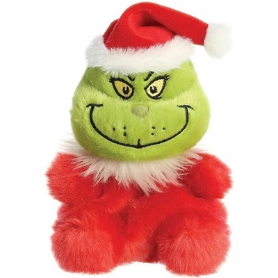 zelený Grinch v kostýmu Santa Clause 13 cm
