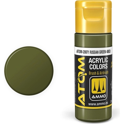 AMMO by MIG Jimenez ATOM COLOR Russian Green 4BO 20ml