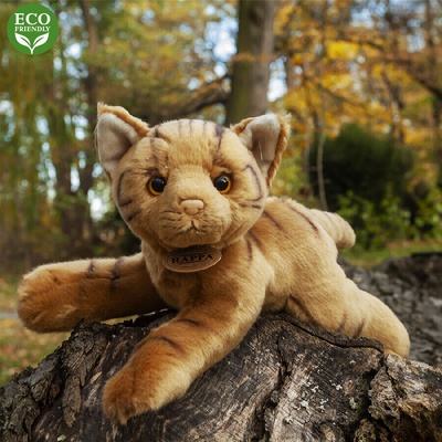 Rappa Плюшена лежаща Котка 30 см. - серия Еко приятели - Rappa (340289)