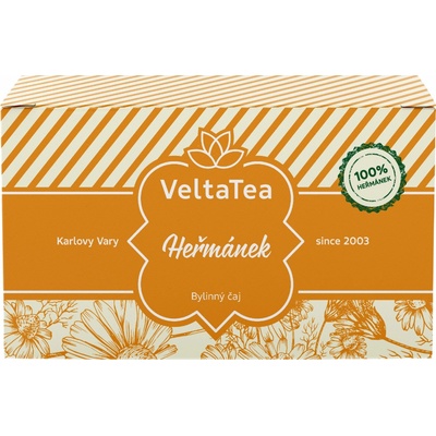 VELTATEA Bylinný čaj Heřmánek BIO 20 sáčků
