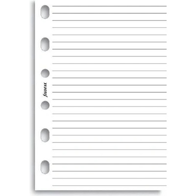 Filofax papír linkovaný bílý, 25 listů