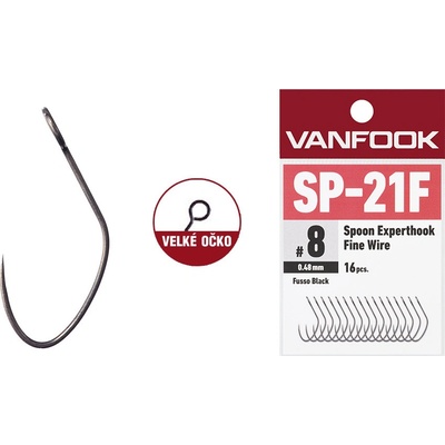 Vanfook Bezprotihrotý jednoháček SP-21F Vel.8, 16 ks