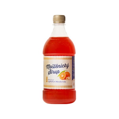 Moštěnický sirup Mandarinkový 0,7 l
