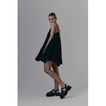 MUUV Рокля MUUV. MINIME в черно къса разкроена (suk.kr.MINIME)