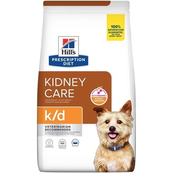 Hill's Hill's PD K/D Kidney Care Original Суха храна за кучета, с грижа за бъбреците, 4kg