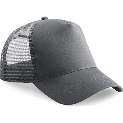 Beechfield Snapback Trucker tmavo sivá