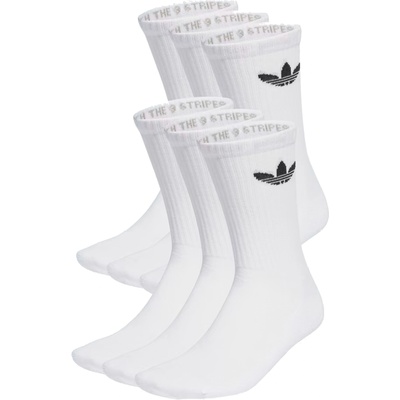 adidas Originals Чорапи adidas Originals Originals Trefoil Cushion Crew 6P Бял Velikost S