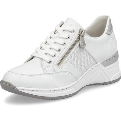 Rieker N4322-80 dámské polobotky bílé