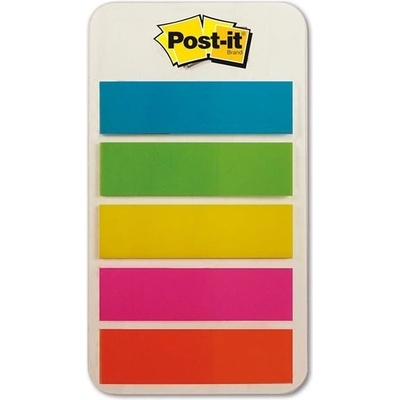 POST-IT Post-it index 11,9 x 43,2 mm, 5 farieb/20 lístkov