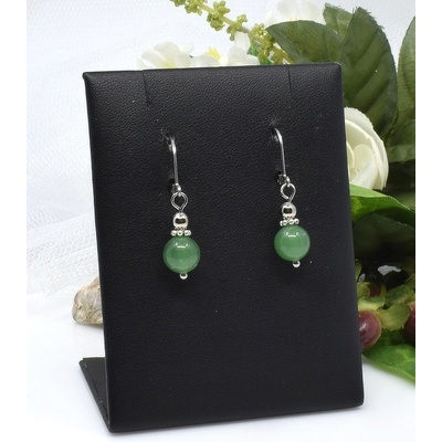 Mijabijoux náušnice ze zeleného avanturínu MB00388