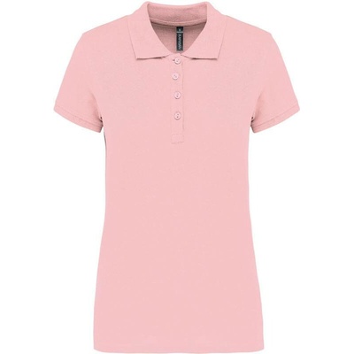 Kariban K255 Dámske piqué polo ružová Pale