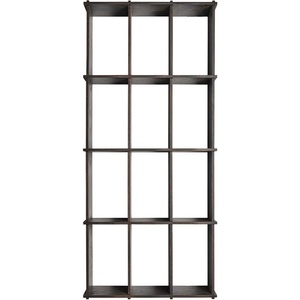 OYOY Living Design На няколко нива стенен рафт от масивен ясен в тъмно естествен цвят 58 cm Grid - OYOY Living Design (L301042)