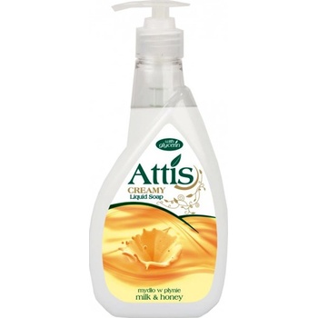 Gold drop Attis Creamy Milk & honey tekuté mydlo dávkovač 400 ml