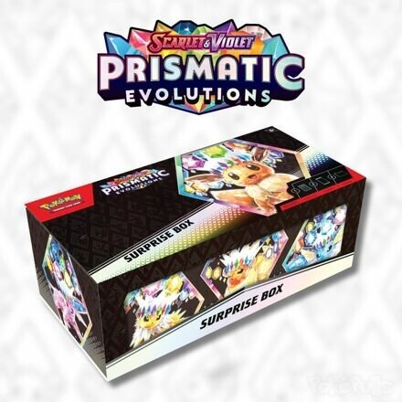 Pokémon TCG Prismatic Evolutions Surprise Box od 64,9 € - Heureka.sk