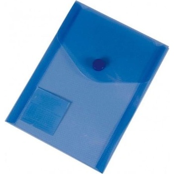 Karton PP Plastový obal A6 s cvočkom modrý