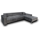 Bogdan Furniture I Ъглов диван Мебели Богдан Mod Maurice, 288/195/70, сив