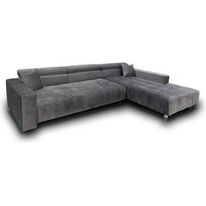 Bogdan Furniture I Ъглов диван Мебели Богдан Mod Maurice, 288/195/70, сив