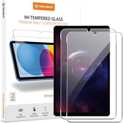 Techsuit Стъклен протектор за Lenovo Legion Tab Gen 3 - Techsuit ArmorGlass CrystalHD (2 броя) - Прозрачен