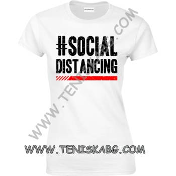 Image 1 of Fruit of the Loom Тениска - Social distancing