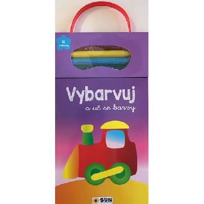 Vláčik - Vyfarbuj a uč sa farby