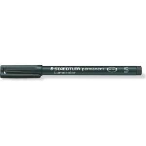 STAEDTLER Алкохолен маркер, OHP, 0, 4 mm, STAEDTLER "Lumocolor 313 S", черен 313-9 (313-9)