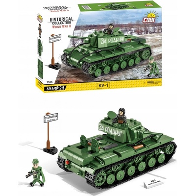Cobi 2555 World War II Ruský ťažký tank Kliment Voroshilov KV-1
