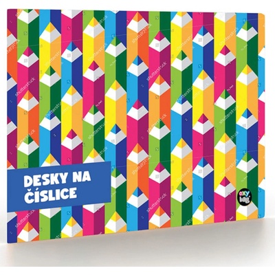 Karton P P Desky na abecedu Pastelky – Zboží Mobilmania