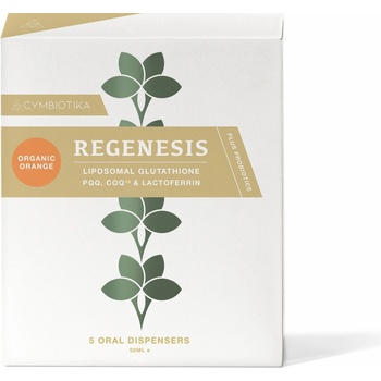 regenesis glutathione Cymbiotika ReGenesis liposomální glutathion s PQQ CoQ10 laktoferinem 50 ml