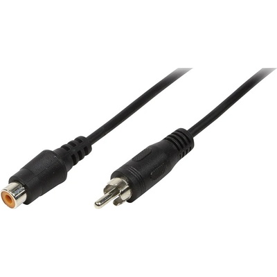 LogiLink Аудиокабел RCA/M към RCA/F 5 м черен CA1032 (CA1032)
