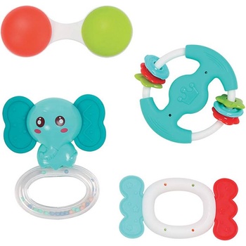 Ludi Комплект дрънкалки и гризалки Ludi, 4 броя (30113)