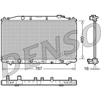 Chladič motora DENSO DRM40025