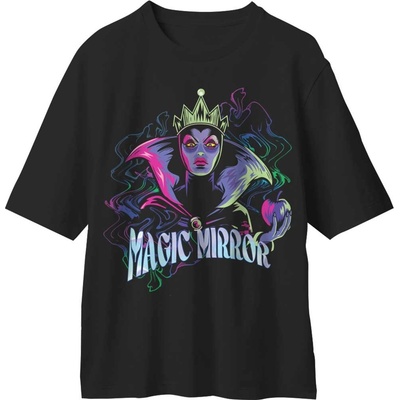 Disney tričko sleeping Beauty Evil Queen Mirror čierne