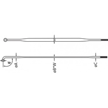 drát CnSpoke AERO 424 2x264mm