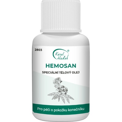 Karel Hadek Hemosan speciální tělový olej 100 ml