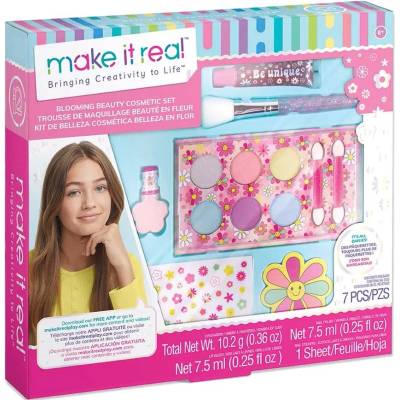 Make It Real Игрален комплект Make It Real - Детски гримове, Blooming Beauty
