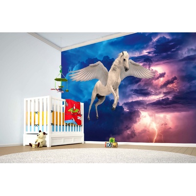 DIMEX ART Самозалепваща се флизелинова фототапета легендарният пегас 375 x 250 см