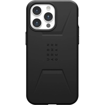 Urban Armor Gear Калъф UAG - Civilian MagSafe, iPhone 15 Pro Max, черен (840283909733)