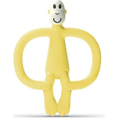 Matchstick Monkey hryzadlo a zubná kefka žltá